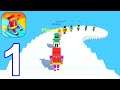 Rolling Stairs Master - Gameplay Walkthrough Part 1 Level 1 - 22 New Mobile Game (Android, iOS)