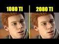 Star Wars Jedi Fallen Order 4K Epic Graphics RTX 2080 TI Vs GTX 1080 TI Frame Rate Comparison