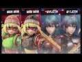 Super Smash Bros Ultimate Amiibo Fights – Min Min & Co #343 Mega Min Min team vs Mega Byleth team