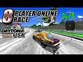 Daytona USA - 8 Player PS3 Online Race (Seaside Street Galaxy)