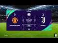 First PES 2021 football soccer Manchester united vs Juventus 0-2 win playstation 4 pro ps4 pro hd