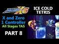 Ice Cold Tetris - Part 8 - Mega Man X6 - X and Zero, 1 Controller - All Stages TAS