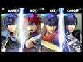 Super Smash Bros Ultimate Amiibo Fights – Request #16284 Marth vs Roy vs Ike vs Chrom
