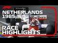 1985 Netherlands Grand Prix: Race Highlights | DHL F1 Classics
