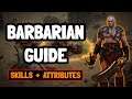 Barbarian Guide Skills & Attributes Build Diablo 2 Resurrected