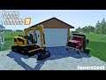 Building Garage | Excavation Job | New Truck | Excavator | Farming Simulator 19