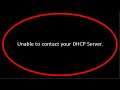 How To Fix - Unable To Contact Your DHCP Server Error On Windows 10