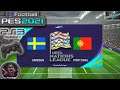 Sweden Vs Portugal UEFA Nations League eFootball PES 2021 || PS3 Gameplay Full HD 60 Fps