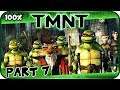 TMNT (2007 Movie Game) Walkthrough Part 7 - 100% (X360, PC, PS2, Wii) The Game is the Foot