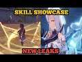 Yunjin and shenhe Skill Showcase - Gameplay + Idle [Genshin Impact 2.4 leaks]