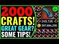 2000+ Crafts! 100K Claws! 100M Gold! (Results!) 🔥 Epic Seven
