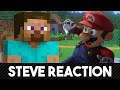 MINECRAFT STEVE IN SMASH?!? Live Reaction