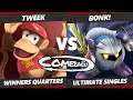 The Comeback Winners Quarters - Tweek (Diddy Kong) Vs. Bonk! (Meta Knight) SSBU Ultimate Tournament