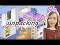 Unpacking Gameplay - This Is THE MOST RELAXING and WHOLESOME Puzzle Home Decorating Sim Game!