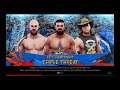 WWE 2K19 Shawn Michaels VS Bobby Roode,Cesaro Triple Threat Match WWE 24/7 Title