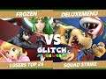 Glitch 7 SSBU - Ho3k | Frozen Vs. Deluxmenu - Smash Ultimate Squad Strike Top 24