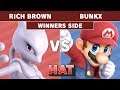 HAT 86 - Rich Brown (Mewtwo) Vs. Bunkx (Mario) Winners - Smash Ultimate