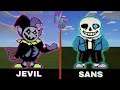 Jevil vs. Sans | Minecraft (Sans Defeated?)