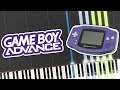 Nintendo Game Boy Advance Startup Theme Piano Tutorial Synthesia