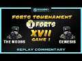 [Official Tournament XVII] Game 1 - Noobs vs Genesis - Forts RTS - Gameplay Commentary