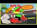 Roblox Bloxburg PIZZA DELIVERY Let's Play with Gus the Gummy Gator