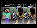 Super Smash Bros Ultimate Amiibo Fights – Steve & Co #288 Steve vs Cuphead vs Sans