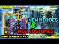 Upcoming New Heroes of Season 4 & Atlantis Costumes on Beta V43 - Empires & Puzzles |Sneak Peek|