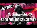 $100 for 100 Sensitivity I Did Well! | Chalet Full Game