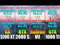 1st Driver vs Latest Driver | RX 5700 XT vs RTX 2080 SUPER vs Radeon VII vs GTX 1080 Ti