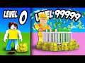Getting The HIGHEST MONEY MAKING LEVEL POSSIBLE? // roblox button x