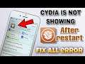 fixed cydia is not working After Restarting iPhone | Cydia is Not Showing | Cydia is not opening Fix