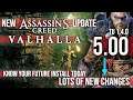 New Assassins Creed Valhalla 5.00 Update Patch Notes TU 1.4.0 🌩 Gaming News 2021