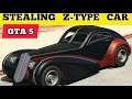 STEALING Z-TYPE ANTIQUE CAR in GTA 5 | EYE IN THE SKY -HINDI Mei