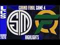 TSM vs FLY Highlights Game 4 | LCS GRAND FINAL Playoffs Summer 2020 | Team Solomid vs FlyQuest G4
