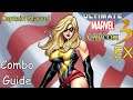 [Ultimate Marvel vs Capcom 3: EX] pecks Combo Guide of Captain Marvel [PC]