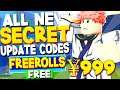 ALL NEW 50 *FREE SECRET ROLLS* UPDATE CODES in SLAYERS UNLEASHED CODES! (Slayers Unleashed Codes)
