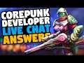 Corepunk Developer Live Chat Roundup on Discord /w Producer & Lead Game Designer | New MMORPG 2021