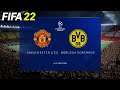 FIFA 22 - Manchester United vs Borussia Dortmund - UEFA CHAMPIONS LEAGUE FINAL @ Old Trafford | PS4