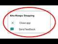 How To Fix Aha Keeps Stopping Error Android & Ios - Fix Aha App Not Open Problem