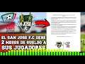 Liga de Balompié Mexicano | El Equipo de San José  F.C debe 2 meses de sueldo a sus jugadores