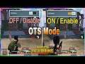 OTS Mode Use | Aim Features | How to use OTS option | Over the shoulder