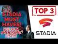 The 3 BIGGEST things coming to Stadia 2020 | #StadiaDosage