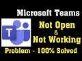 How To Fix Microsoft Teams Not Open Problem Android & Ios || Fix Microsoft Teams Not Working Problem