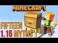 Minecraft 1.15 Fifteen Myths [Minecraft Myth Busting 124]