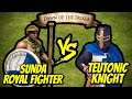 200 Sunda Royal Fighters vs 200 Elite Teutonic Knights | AoE II: Definitive Edition