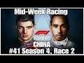 #41 Mid-Week Racing F1 2019 CHINA, PS4PRO, T300RS, F1 add-on, Playseat