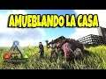 Ark Survival - Amueblando la Casa. ( Gameplay Español )( Xbox One X )
