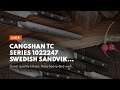 Cangshan TC Series 1022247 Swedish Sandvik 14C28N Steel Forged 6-Piece Steak Knife Block Set, W...