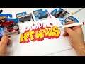 ГРАФФИТИ - Hot Wheels !!! КАК НАРИСОВАТЬ? !!! урок граффити graffiti