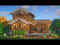 Minecraft: How to Build a Survival House | Large Wooden House Tutorial